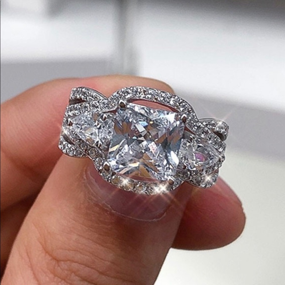 NWOT Swetelove Handmade Princess Cut Ring